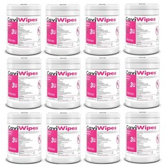 Metrex Caviwipes 12x Case 13-1100 Towelettes Large 160ct Canister Exp-2027 FRESH