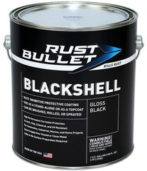 BlackShell – Gloss Black – 1 Gallon – Corrosion Preventive Coating, UV Resist…