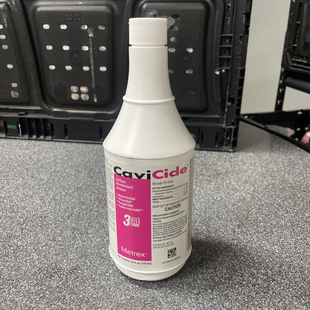 CaviCide Metrex Disinfectant Cleaner 24 oz RTU Bottle Exp 2028