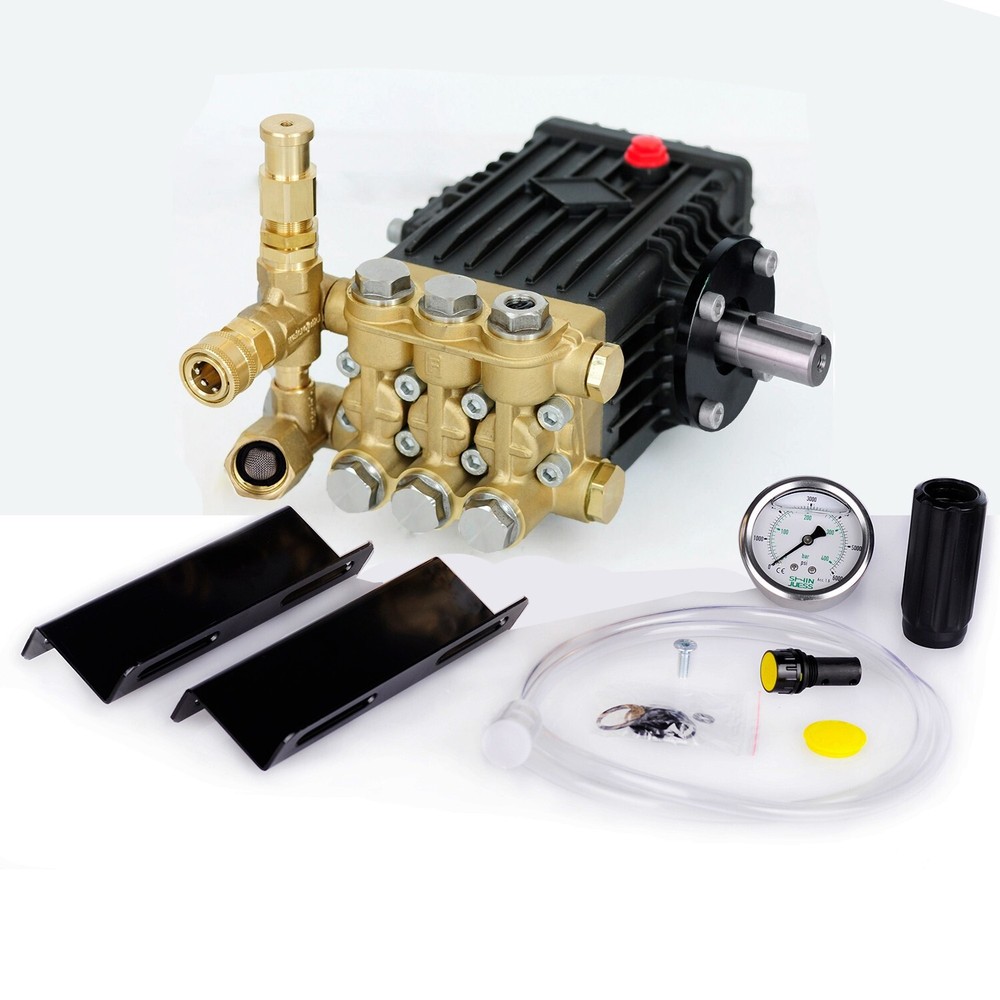 PRESSURE WASHER PUMP 4GPM 3600 PSI 24MM SOLID RIGHT SHAFT for GENERAL