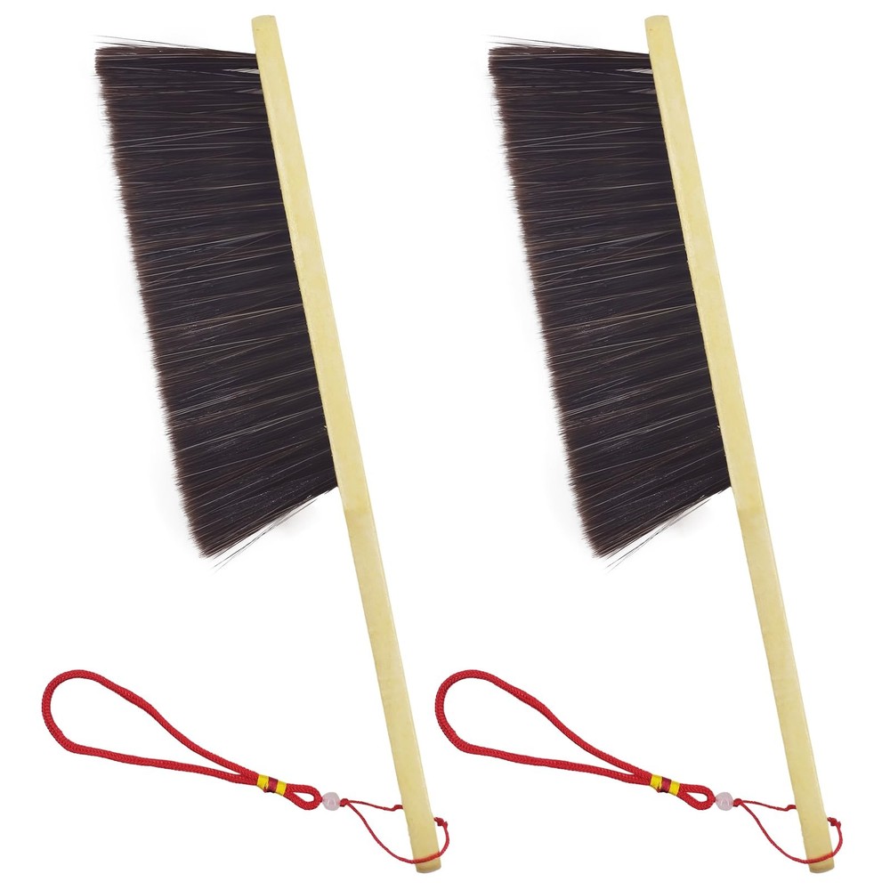 Hiqu And Hist 2 Piece Wooden Hand Broom Dust Brushbench Brushessoft Bristles