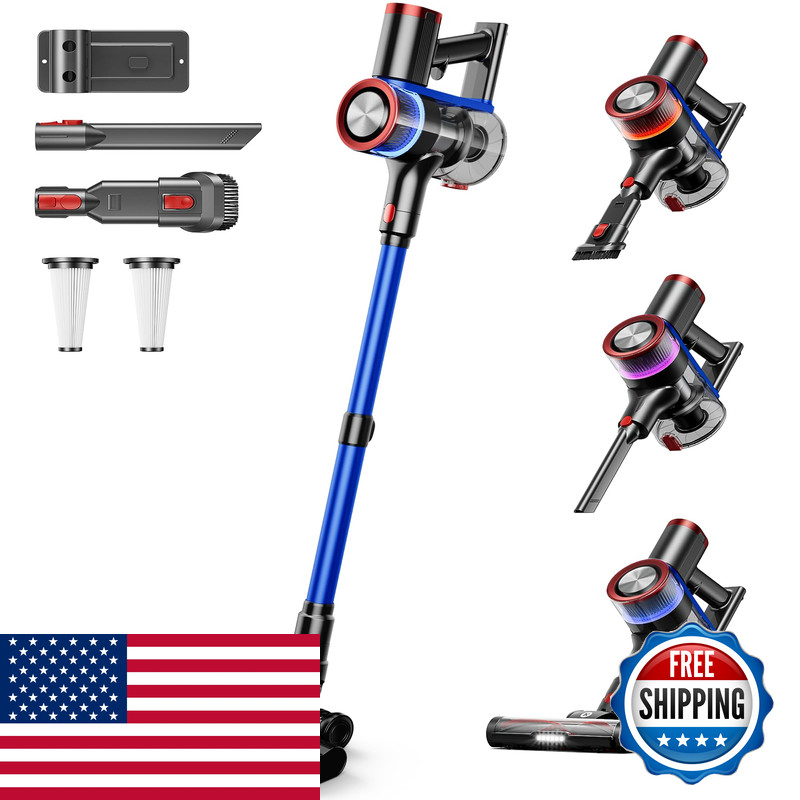 Nadaly Cordless Vacuum Cleaner 550W 45Kpa 65Mins Vacuum Cleaners For Home Stick