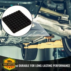 Nuanchu 8pk 4-3/4″ Square Rubber Auto Lift Spacer Pads