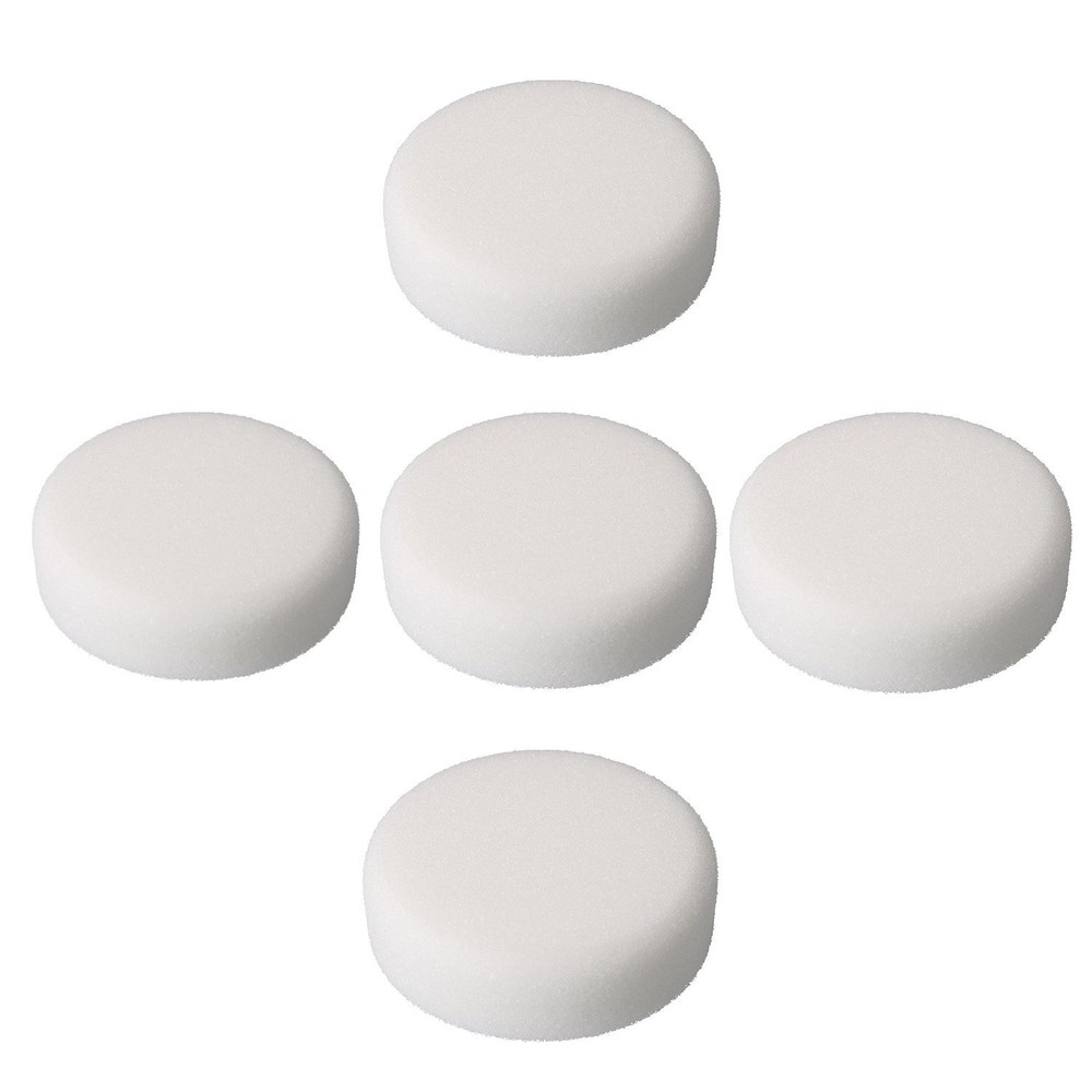 75mm 3″ Firm Coarse Polishing Sponge For Hook and Loop Sanders Polishers 5pc