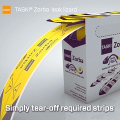 Taski D7523269 Zorba Leak Lizard – Soaks Up Leaks To Stop Slips Protects
