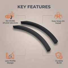 splash n color Bumper Extender Guard Height Adjuster for 0.6 Inches, Black