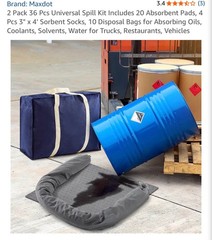 spill cleanup kit solvent oil antifreeze restaurNt garage