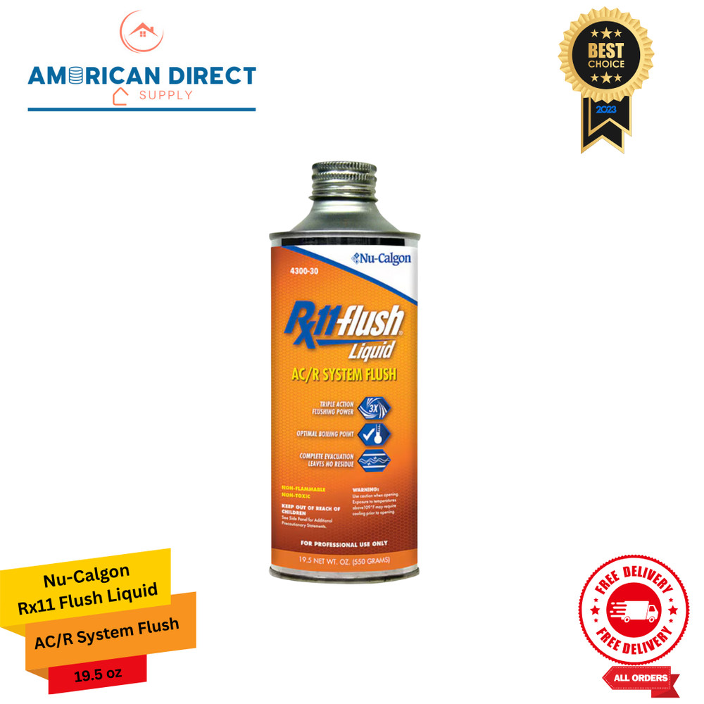 Nu-Calgon 4300-30 Rx11-flush liquid 19.5 fl. ounce Unpressurized Can