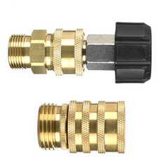 Pressure Washer Adapter Set, M22 to 3/8 Inch Adaptador para hidrolavadora