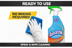 Fantastik Bleach Disinfectant Cleaner 32oz 6 Pack Spray Commercial 308685