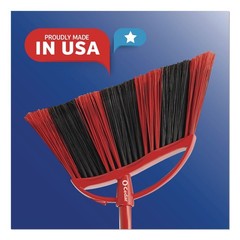 O-Cedar 175073EA 53.88 in. Handle One Sweep Broom with Dustpan – RD/BK/GY New