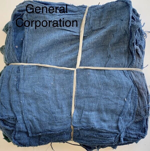 2500 New B Grade Great Mechanics Shop Rags Towels Blue 13″X14″