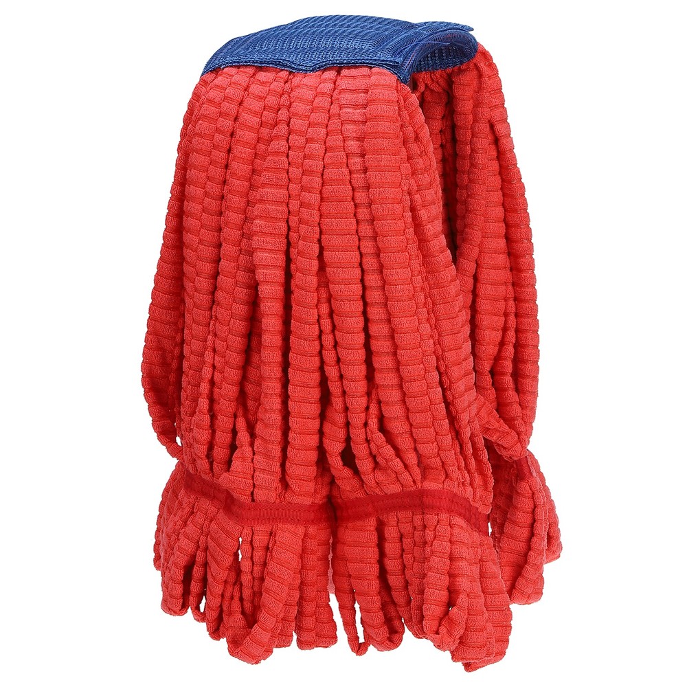 Mop Head Replacement Microfiber Floor Cleaning 13 oz 33.5 Inch, Red