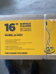 BE Whirl-A-Way Surface Cleaner 16″ Concrete Cleaner 85.403.003