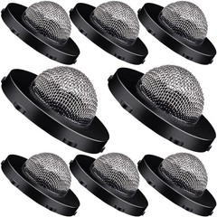 PAGOW 8 Pcs Hose Filter Washers, Stainless Steel Inlet 0.75 Inch, Black