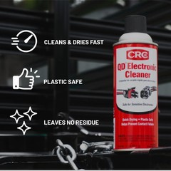 CRC 05103 QD Electronic Cleaner -11 Wt Oz 11 Ounce (Pack of 1), Red