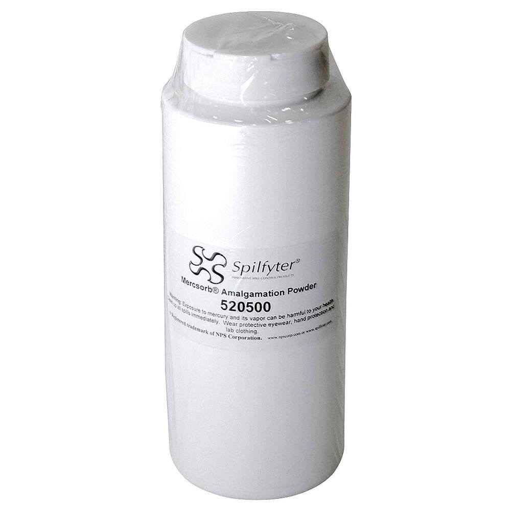 SPILFYTER 520500 Amalgamation Powder,Mercury Spill,500g 33UZ69