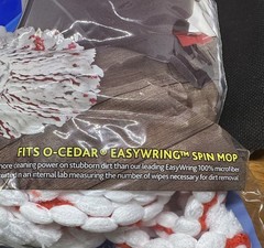 2 – O-Cedar EasyWring Deep Clean Refill | fits O-Cedar Easywring spin mop