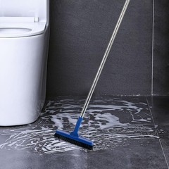 CELOX Grout Brush with Long Handle V-Shape Line Scrubber Bright-blue