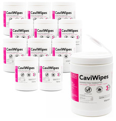 CaviWipes 13-1100 – 6″ x 6 3/4″(160 per Canister), 12 Canisters/Case