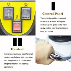 80L Carpet Cleaner Carpet Extractor Upholstery Cleaner 3 in 1 110V 2.7HP