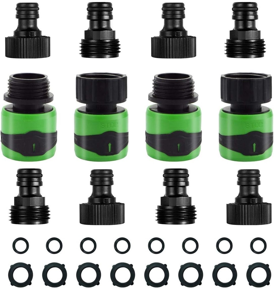 Garden Hose Quick Connect Male and Female- Quick Link and Disconnect-
