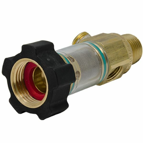 General Pump 100651 Duraview Inlet Water Filter 1/2″ MPT X 3/4 FGH, 1/4″ Bypass