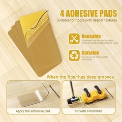 Plank Grabber Floor Fix Pro – 2pcs double-headed suction cups kit, Yellow