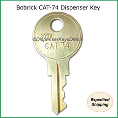 BOBRICK DISPENSER KEY – Cat 74 Key