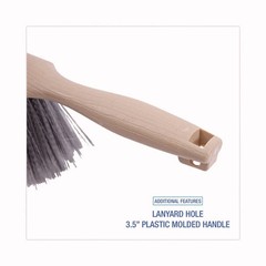 Boardwalk 5408 4.5 in. Brush 3.5 in. Tan Handle Counter Brush – Gray New