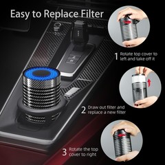 Car Air Purifier, Air Purifier for Car with True HEPA Filter Clean … Fast Ship