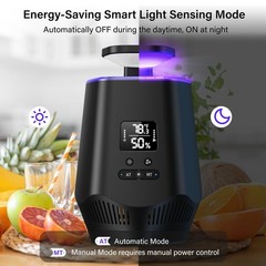 Fooxem Fruit Fly Traps For Indoors Smart Fly Trap Indoor Bug Zapper Gnat Traps