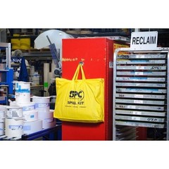 Brady Skh-Pp Spill Kit, 5 Gal Volume Absorbed Per Kit, Bag, Yellow