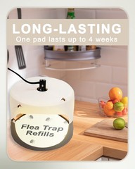 20 Pack Flea Trap Refill Glue Boards 7.1″ Sticky Pads for Flea Bed Bug Traps