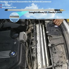 Lucstar Radiator Cleaning Wand & Car A/C Condenser Cleaner, Engine