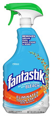 Fantastik Bleach Disinfectant Cleaner 32oz 6 Pack Spray Commercial 308685