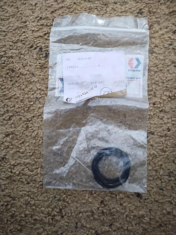 Graco 104010. 104-010 Packing O-Ring