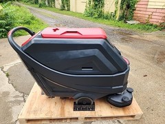 DAYTON 56NU88 Floor Scrubber, Walk-Behind, Disc Deck, 26 Inch Cleaning Path