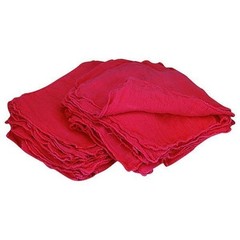 1000 Red Shop Rags Towels 12×14 Industrial B-Grade Cleaning Cloths Bulk