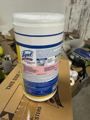 1 Pallet/75 Cases/450 Cans/36000ct Lysol Disinfecting Wipes Lemon & Blossom