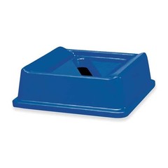Rubbermaid Commercial Fg295573blue Recycling Wastebasket, Blue, 3 1/4 Gal