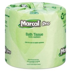 Marcal PRO 3001 Recycled Septic Safe 2 Ply Bathroom Tissue – WHT (48/Carton) New