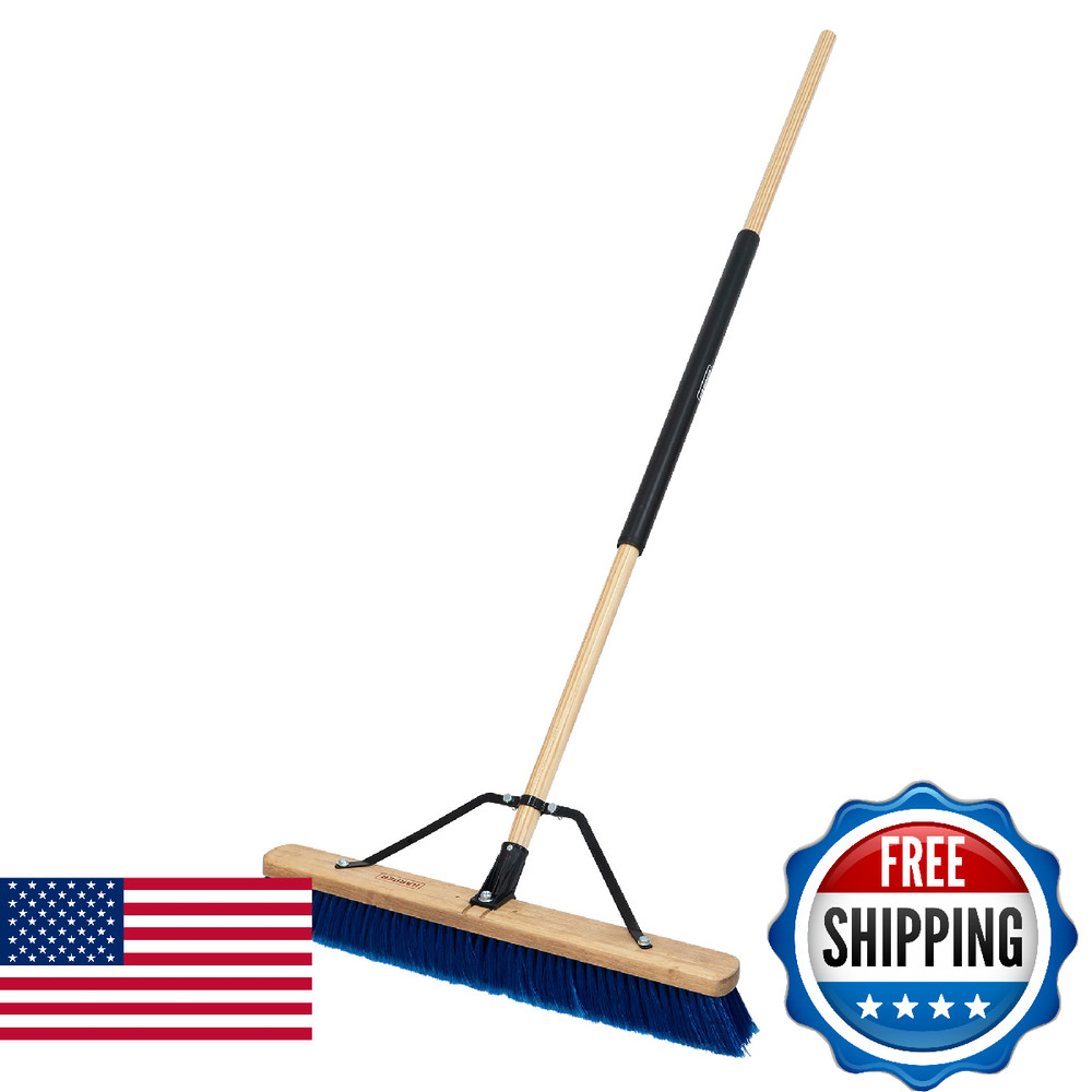 Harper 20201044 24 In. Indoor/Outdoor Dry All-Purpose Push Broom Dual Bristles