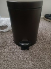 Bronze SS 1.3 Gallon Metal Bathroom Waste Basket
