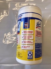 Lysol Disinfecting Wipes, Lemon and Lime, 960 ct Wipes (12 CAN/CT, 80 Wipes/CAN)