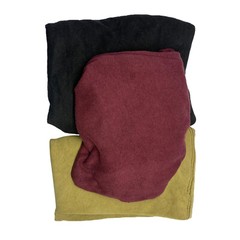 Color Fleece 100% Cotton Cleaning Rags – 50 lbs. Box – Multipurpose Cleaning