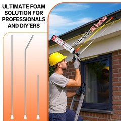 Professional Spray Foam Gun Extension Kit, 13.8 inch Stainless Steel…