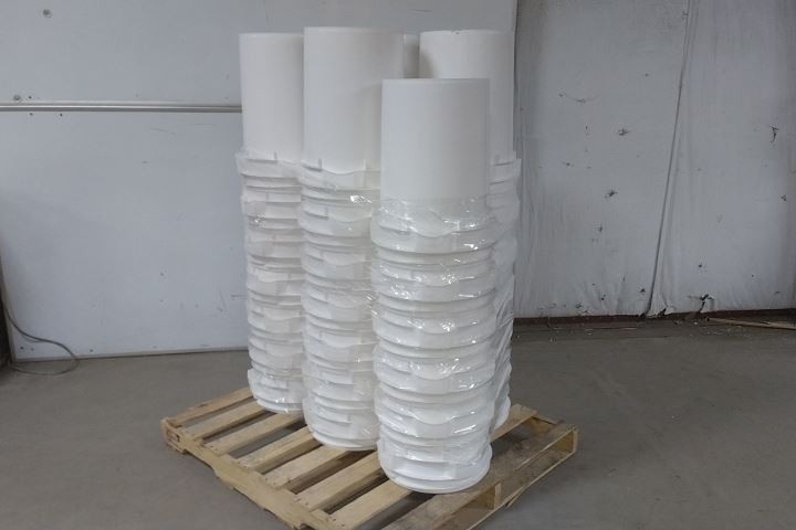 M&M Industries 14715 34 Pk 10.7 Gal White Bucket
