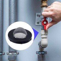 PAGOW 20 Pcs Hose Filter Washers, Stainless Steel 0.94 inches, Black 20pcs