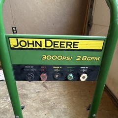 John Deere 3000 PSI 2.8 GPM Gas Pressure Washer Honda GX200 Wheel-Mounted